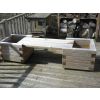 Swedish Redwood Planter Bench - With or Without Backrest - 0